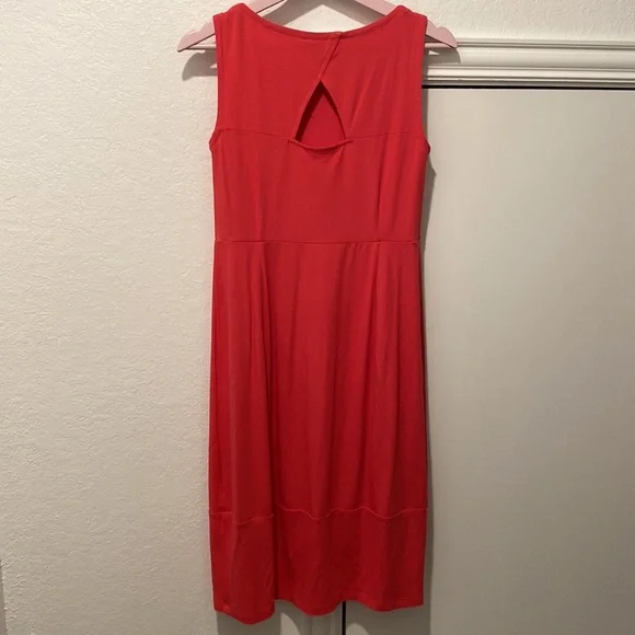 Eileen Fisher dress- small peep hole in back. Pink. XS. Brand New, never worn. - Picture 2 of 4